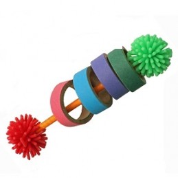 Dumbell foot toy